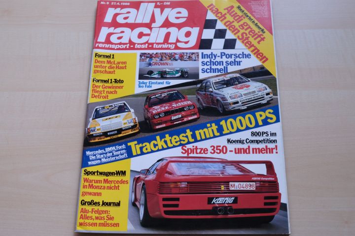 Deckblatt Rallye Racing (09/1988)